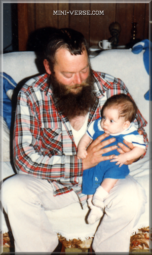 Dad with his first grandchild