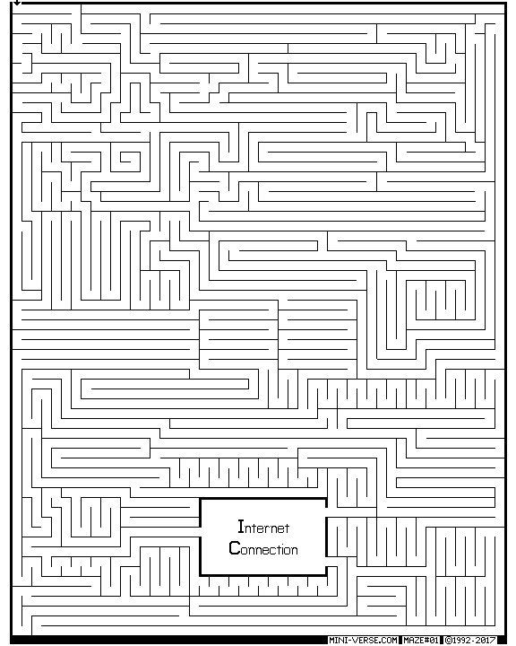 MACJR Maze 1: free for personal use only