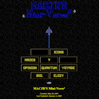 Replica of the 2005 version of MACJR'S Mini-Verse²