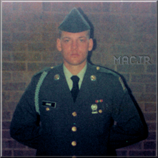 MACJR in Dress Uniform - Fort Benning, Georgia - 1983