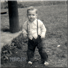 Little MACJR at the Machias Schoolhouse playground - about 1964
